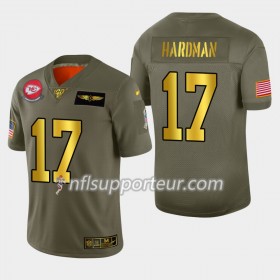 Maillot Homme Kansas City Chiefs Mecole Hardman 17 Nike 2019 Salute to Service
